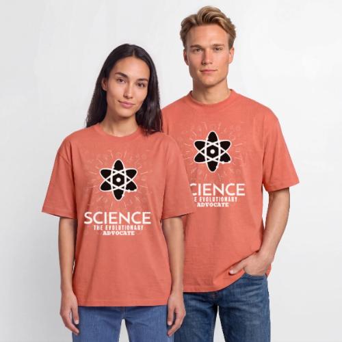 Science The Evolutionary Advocate White Design - Unisex Garment Dyed T-Shirt