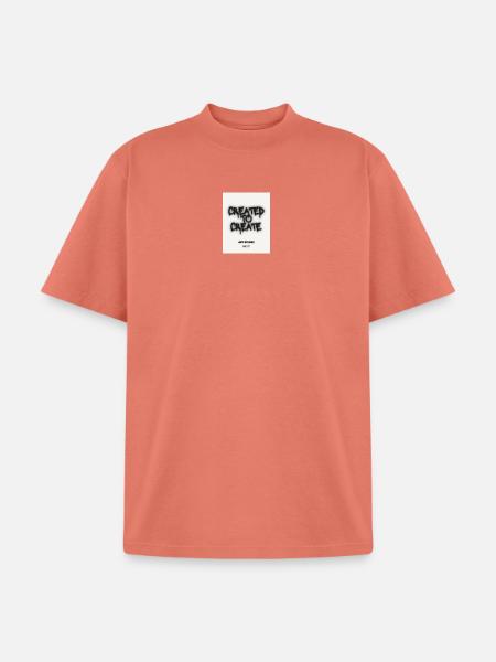 Created to Create - Unisex Garment Dyed T-Shirt - peach