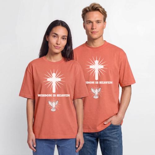 Wisdom is Heaven - Unisex Garment Dyed T-Shirt