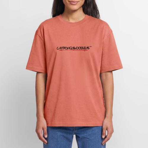 C.Strong Bloodline Logo (Black) - Unisex Garment Dyed T-Shirt