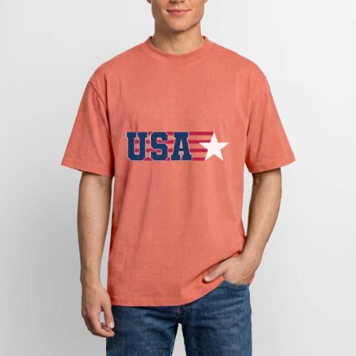 Star Stripe USA - Unisex Garment Dyed T-Shirt