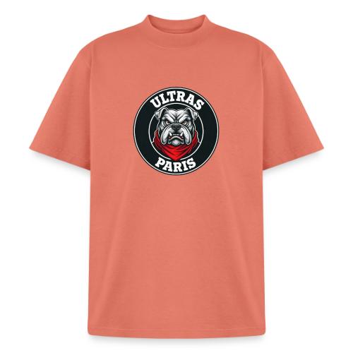 Ultras Paris Bulldog Football Fan Graphic - Heavyweight Washed Unisex T-Shirt