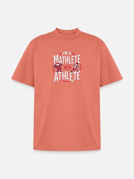 Maths Enthousiaste fanny design - Unisex Garment Dyed T-Shirt - peach