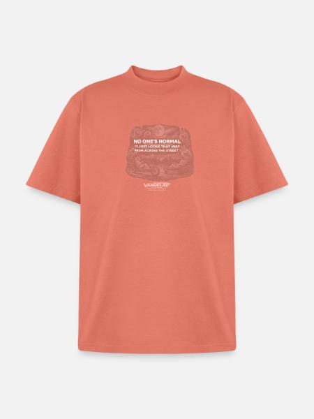 No One's Normal - Unisex Garment Dyed T-Shirt - peach