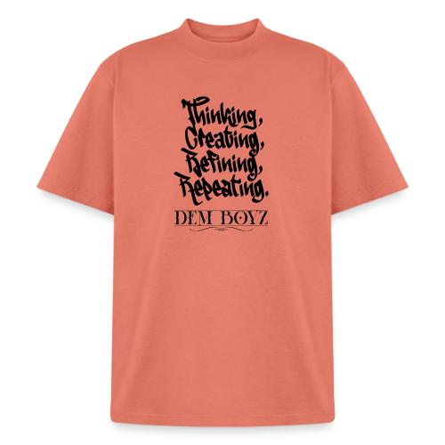 Thinking, Creating, Refining, Repeating - Heavyweight Washed Unisex T-Shirt