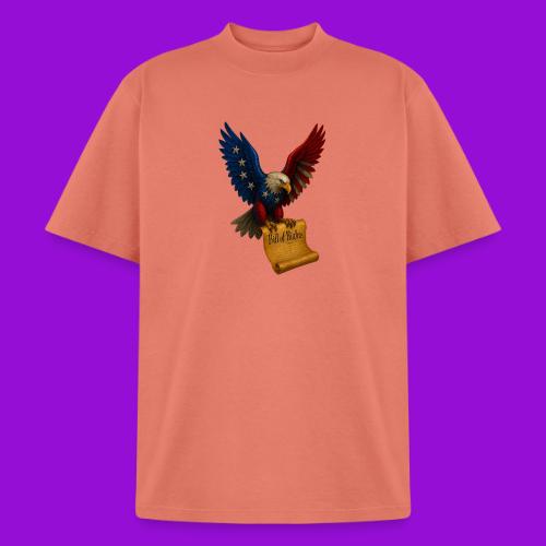 Bill of Rights Bald Eagle - Heavyweight Washed Unisex T-Shirt