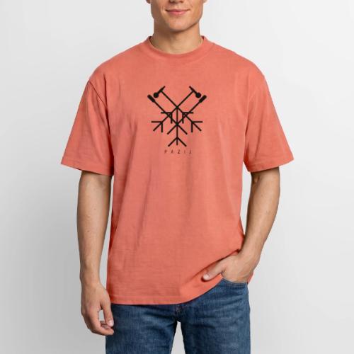 Pazij Black Logo - Unisex Garment Dyed T-Shirt