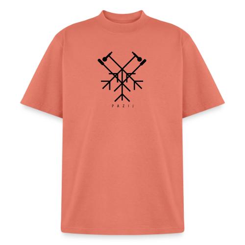 Pazij Black Logo - Heavyweight Washed Unisex T-Shirt