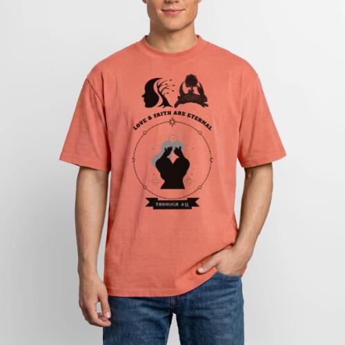 Love & Faith - Unisex Garment Dyed T-Shirt