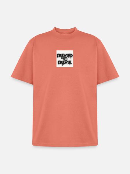 Created to Create - Unisex Garment Dyed T-Shirt - peach