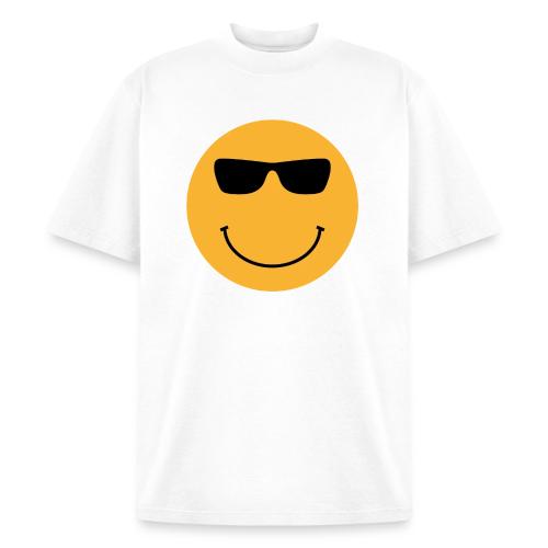 Orange Face with Sunglasses - Heavyweight Washed Unisex T-Shirt