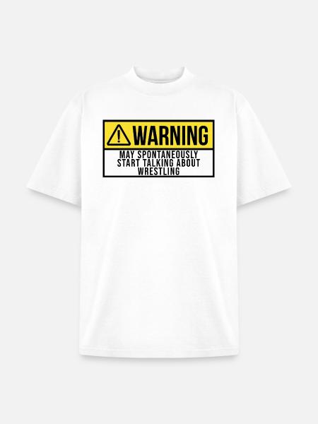 Wrestling Wrestling - Unisex Garment Dyed T-Shirt - white