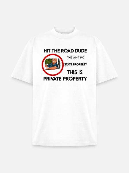 lock em up - Unisex Garment Dyed T-Shirt - white