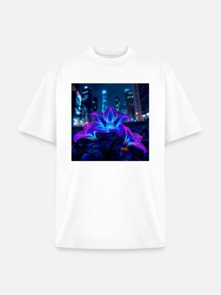Plazma - Unisex Garment Dyed T-Shirt - white