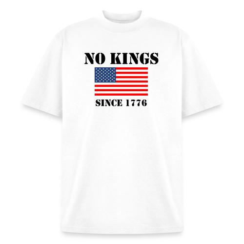NO KINGS Since 1776 - Heavyweight Washed Unisex T-Shirt