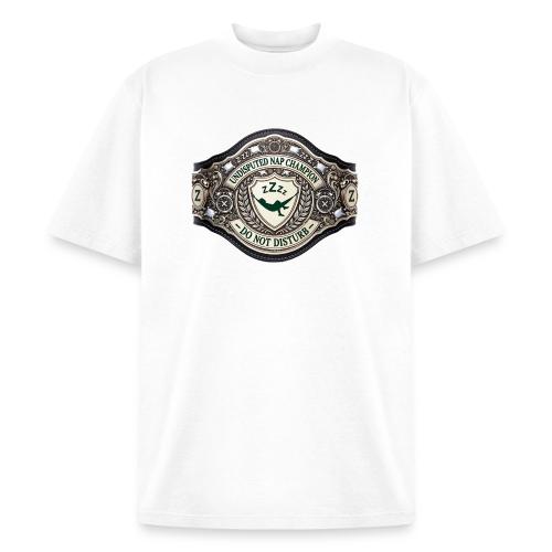 Nap Champion Belt T Shirt - Heavyweight Washed Unisex T-Shirt