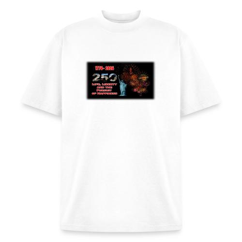 1776 - 2026 - 250 Years USA | Fireworks - Heavyweight Washed Unisex T-Shirt