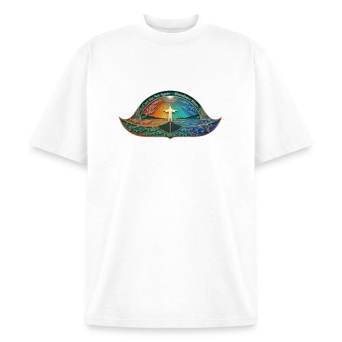 Easter Cast the Net Again T Shirt, abundance Gift - Heavyweight Washed Unisex T-Shirt