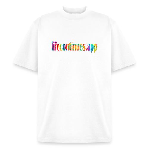 Life Continues Large Tie-dye 2 - Heavyweight Washed Unisex T-Shirt
