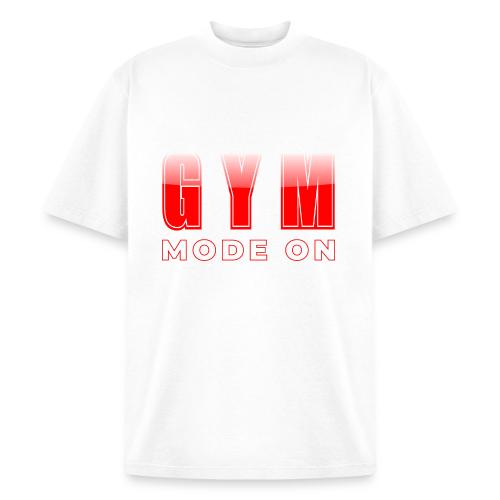 Gym Mode On Fitness Typography Design - Heavyweight Washed Unisex T-Shirt