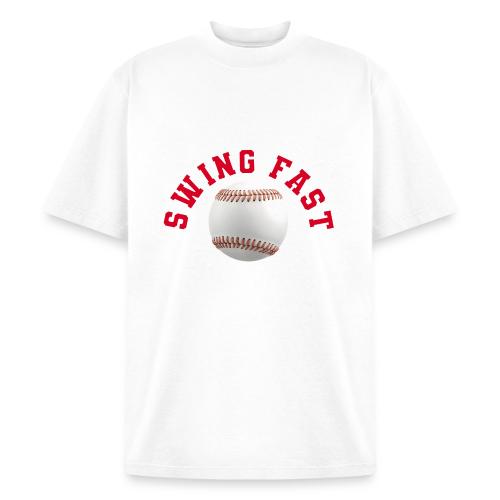 Baseball: Swing Fast Energy - Heavyweight Washed Unisex T-Shirt