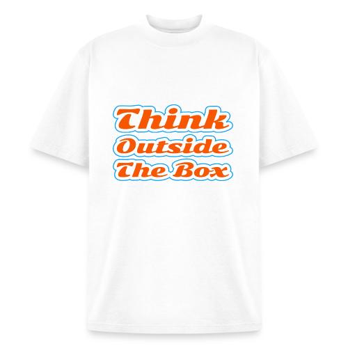 Think Outside the Box — Creative Mindset Script - Heavyweight Washed Unisex T-Shirt