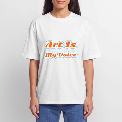 Art Is My Voice — Express Yourself Script - Unisex Garment Dyed T-Shirt