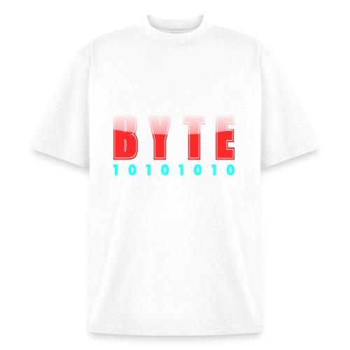 BYTE Binary Code Design - Heavyweight Washed Unisex T-Shirt