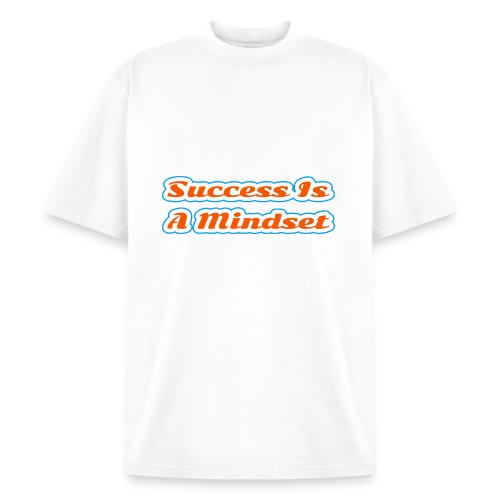 Success Is a Mindset — Motivational Glow Script - Heavyweight Washed Unisex T-Shirt