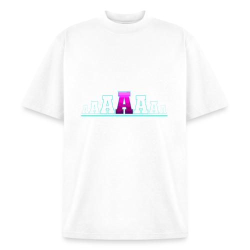 Letter A – Capital Varsity Alphabet Monogram - Heavyweight Washed Unisex T-Shirt