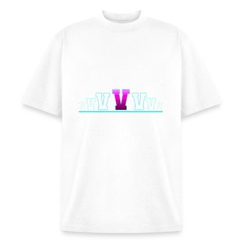 Letter V – Capital Varsity Alphabet Monogram - Heavyweight Washed Unisex T-Shirt