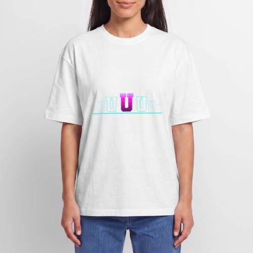 Letter U – Capital Varsity Alphabet Monogram - Unisex Garment Dyed T-Shirt