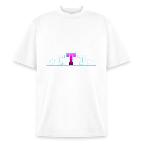 Letter T – Capital Varsity Alphabet Monogram - Heavyweight Washed Unisex T-Shirt