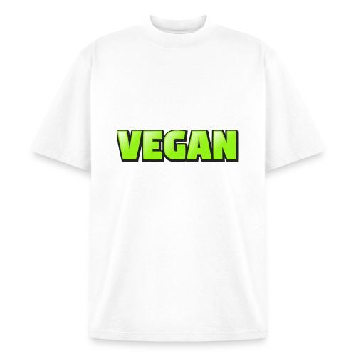 Vegan Bold Green Typography Design - Heavyweight Washed Unisex T-Shirt