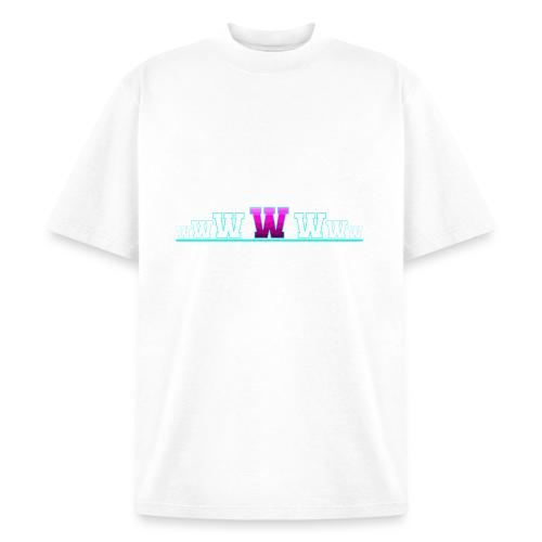 Letter W – Capital Varsity Alphabet Monogram - Heavyweight Washed Unisex T-Shirt