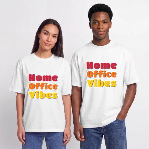Home Office Vibes Remote Work Design - Unisex Garment Dyed T-Shirt