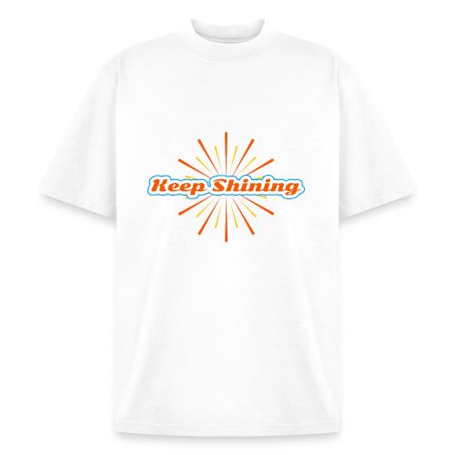Keep Shining: Radiant Energy Design - Heavyweight Washed Unisex T-Shirt