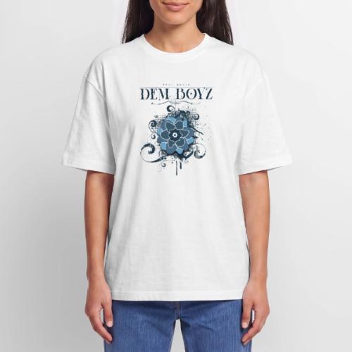 Flower Splash Blues - Unisex Garment Dyed T-Shirt