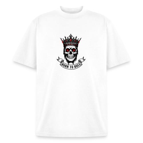 Born to Rule Skull King - Heavyweight Washed Unisex T-Shirt