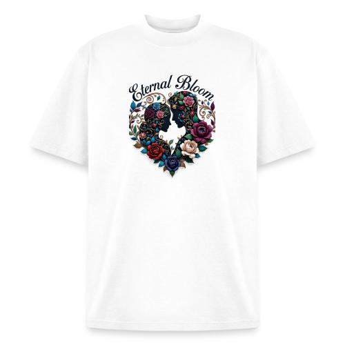 Eternal Bloom Embrace T-Shirt - Heavyweight Washed Unisex T-Shirt