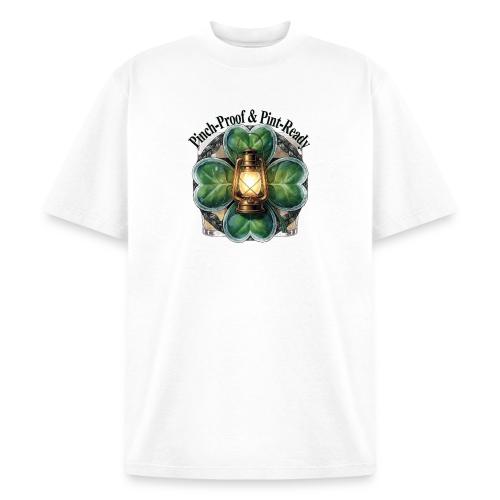Pinch-Proof Lantern Clover T-Shirt - Heavyweight Washed Unisex T-Shirt