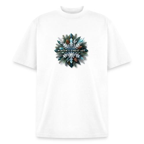 Intricate Frozen Evergreen T-Shirt - Heavyweight Washed Unisex T-Shirt