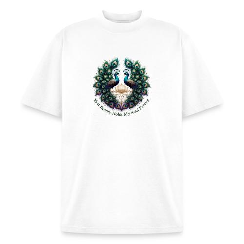 Your Beauty Holds My Soul Peacock Gifts T-Shirt - Heavyweight Washed Unisex T-Shirt