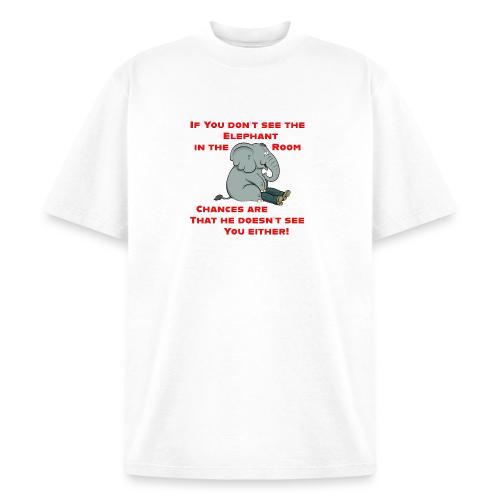 Elephant in the Room Meme - Heavyweight Washed Unisex T-Shirt
