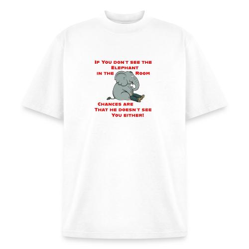 Elephant in the Room Meme - Unisex Garment Dyed T-Shirt