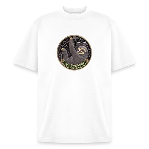 Sloth Home Watcher T Shirt - Unisex Garment Dyed T-Shirt