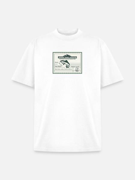 Fishing License PR - Unisex Garment Dyed T-Shirt - white