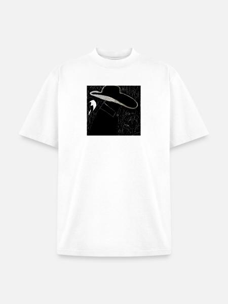 Slim Noir - Unisex Garment Dyed T-Shirt - white