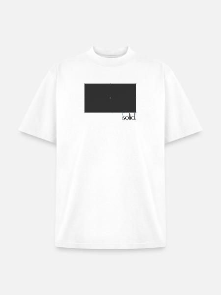 Midnight Cross Glyph - Unisex Garment Dyed T-Shirt - white