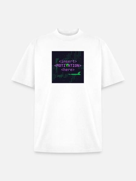 Motivation Slot - Unisex Garment Dyed T-Shirt - white